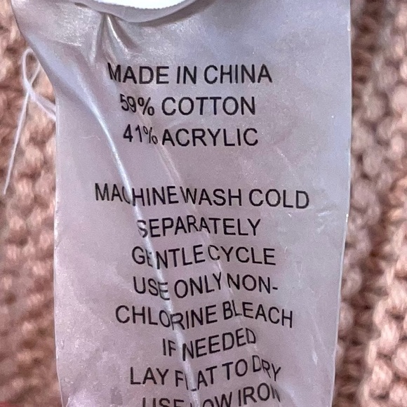 Vince Camuto Soft Knit Dusty Rose Cowl Neck Sweater Oversized Size Small - Picture 8 of 10